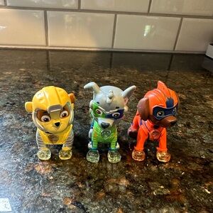Paw Patrol Mighty Pups with light up feet and badges